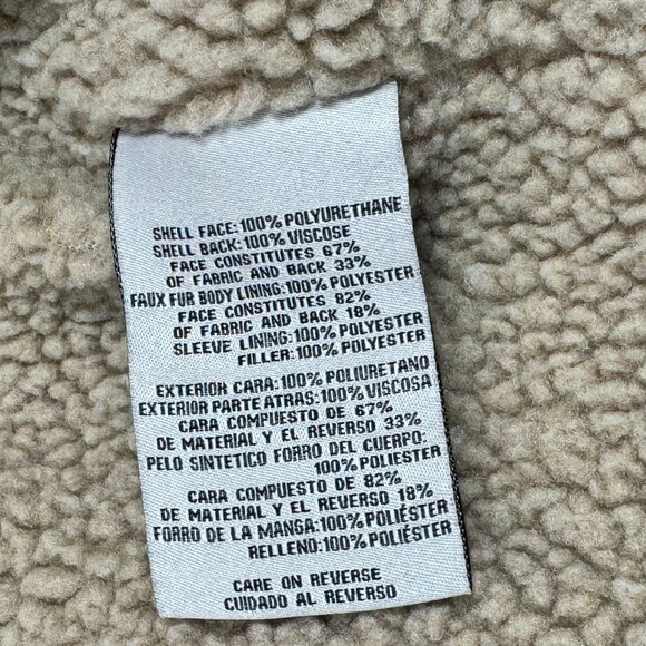 Levi’s Men's Faux Leather Trucker Jacket L - Picture 8 of 15